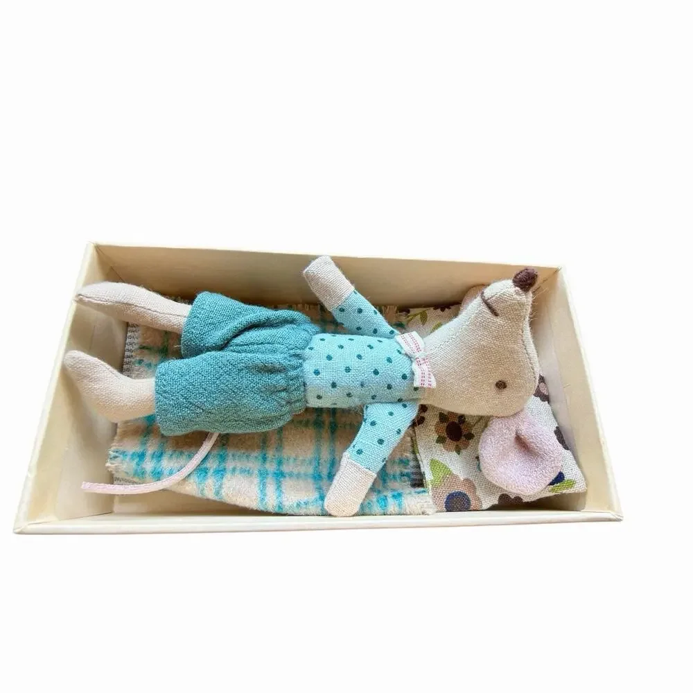Maileg Spring Big Brother Mouse in Matchbox RARE Brand New In Box!